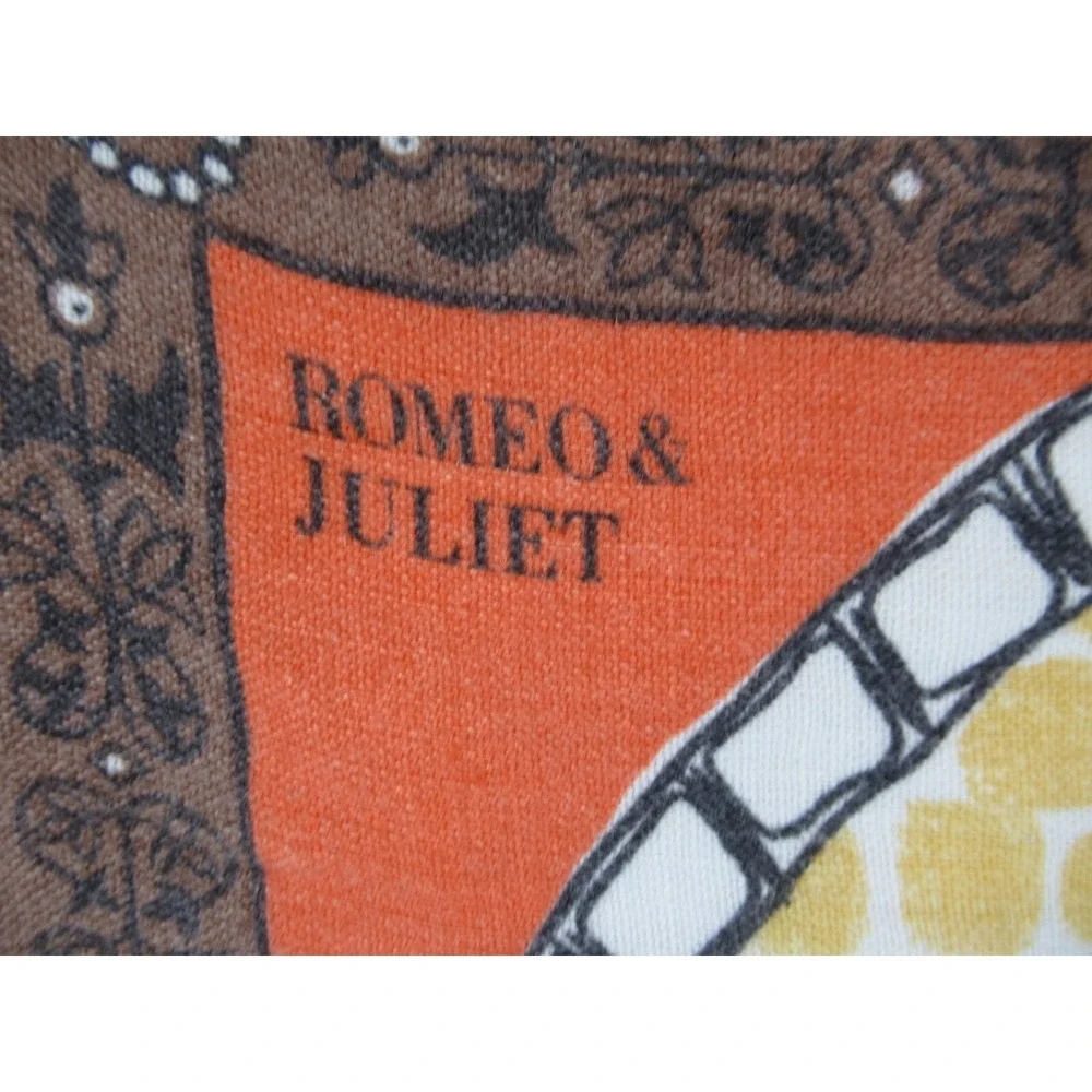 Vintage Romeo & Juliet Stratford Upon Avon Linen Tea Towel William Shakespeare